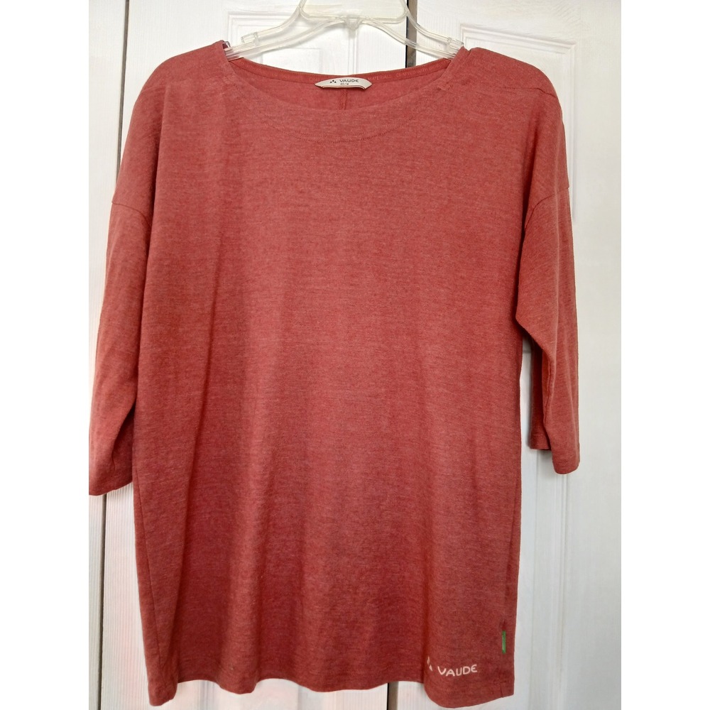 VAUDE Womens 3/4 Sleeve T-Shirt‎ Lyocell Blend Eco Friendly Casual Top M
